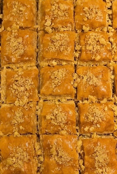 Walnut baklava